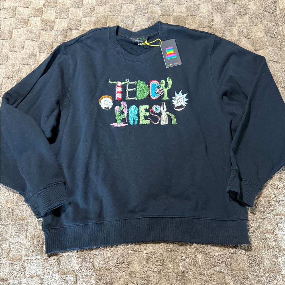 Teddy Fresh Rick and Morty Crewneck Sweater